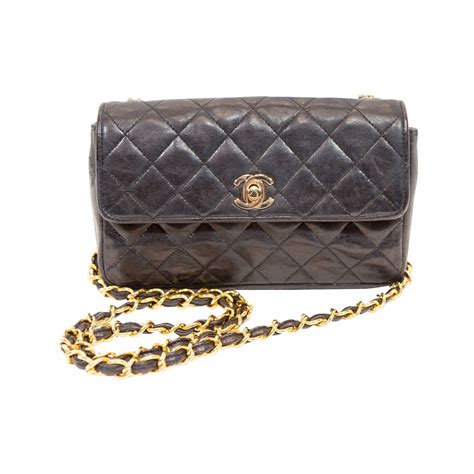 chanel bag black crossbody|chanel black quilted crossbody bag.